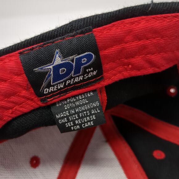 XFL Strapback Hat Black One Size Adjustable Embroidered Drew Pearson - Picture 10 of 10